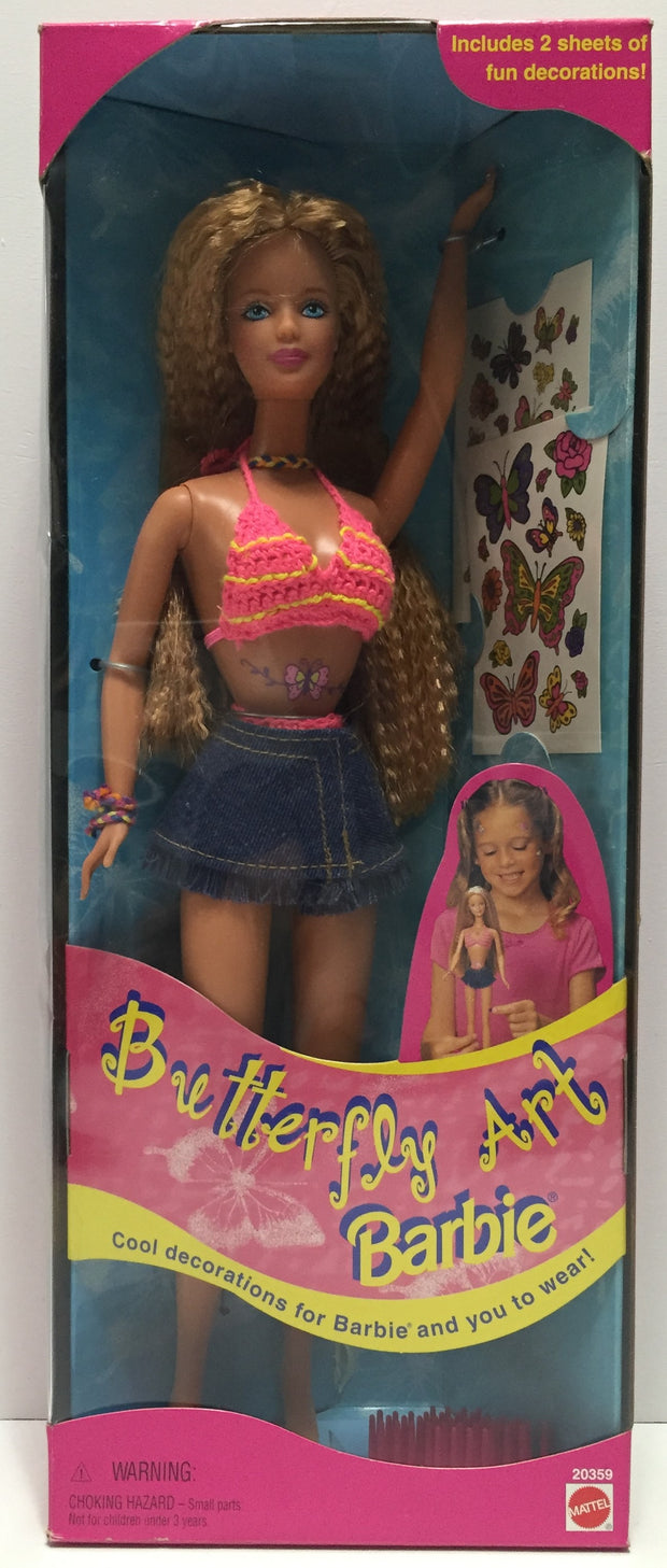 butterfly art barbie