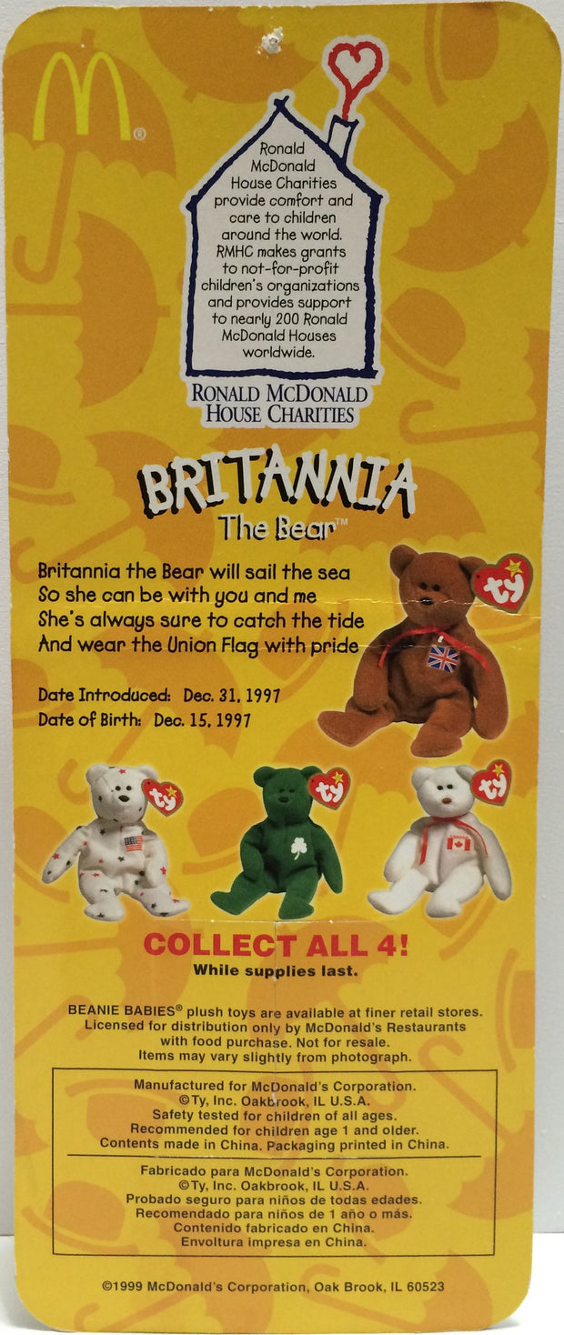 ty beanie babies britannia the bear