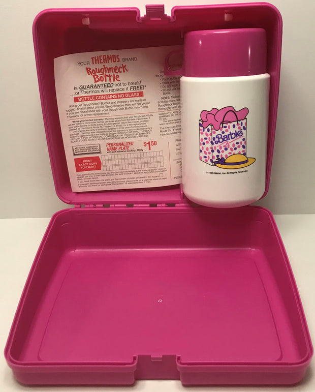 barbie thermos lunch box