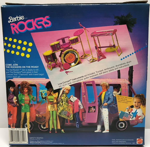 barbie and the rockers van