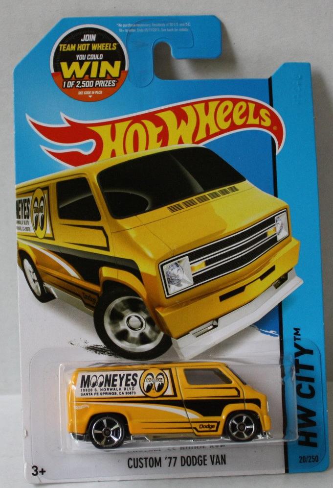 hot wheels dodge van