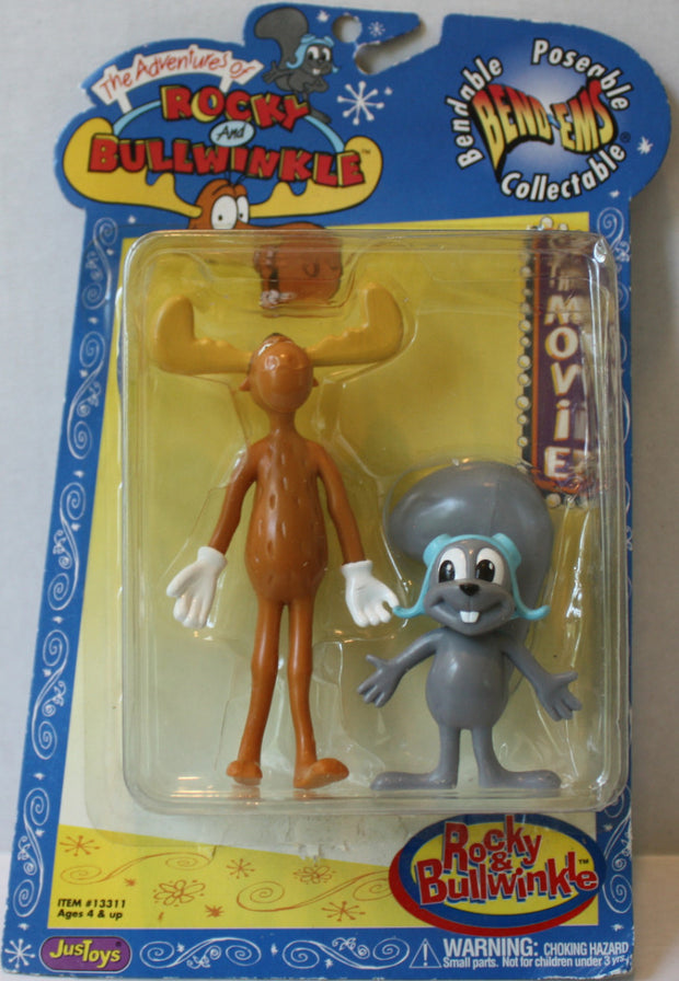 rocky and bullwinkle action figures