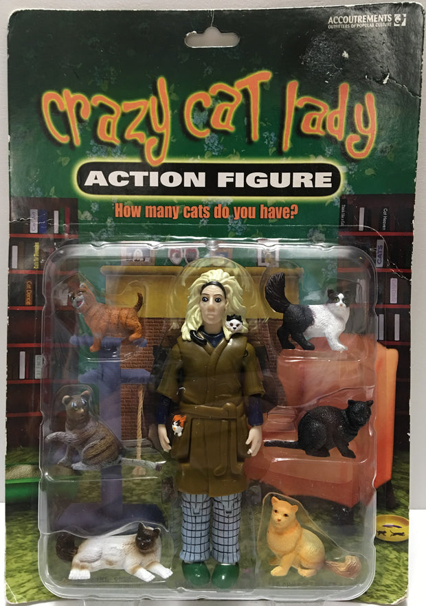 crazy cat lady action figure