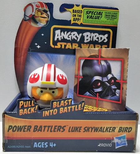 (TAS033668) - 2013 Rovio Angry Birds Star Wars Power Battlers - Luke Skywalker, , Action Figure, Star Wars, The Angry Spider Vintage Toys & Collectibles Store  - 1
