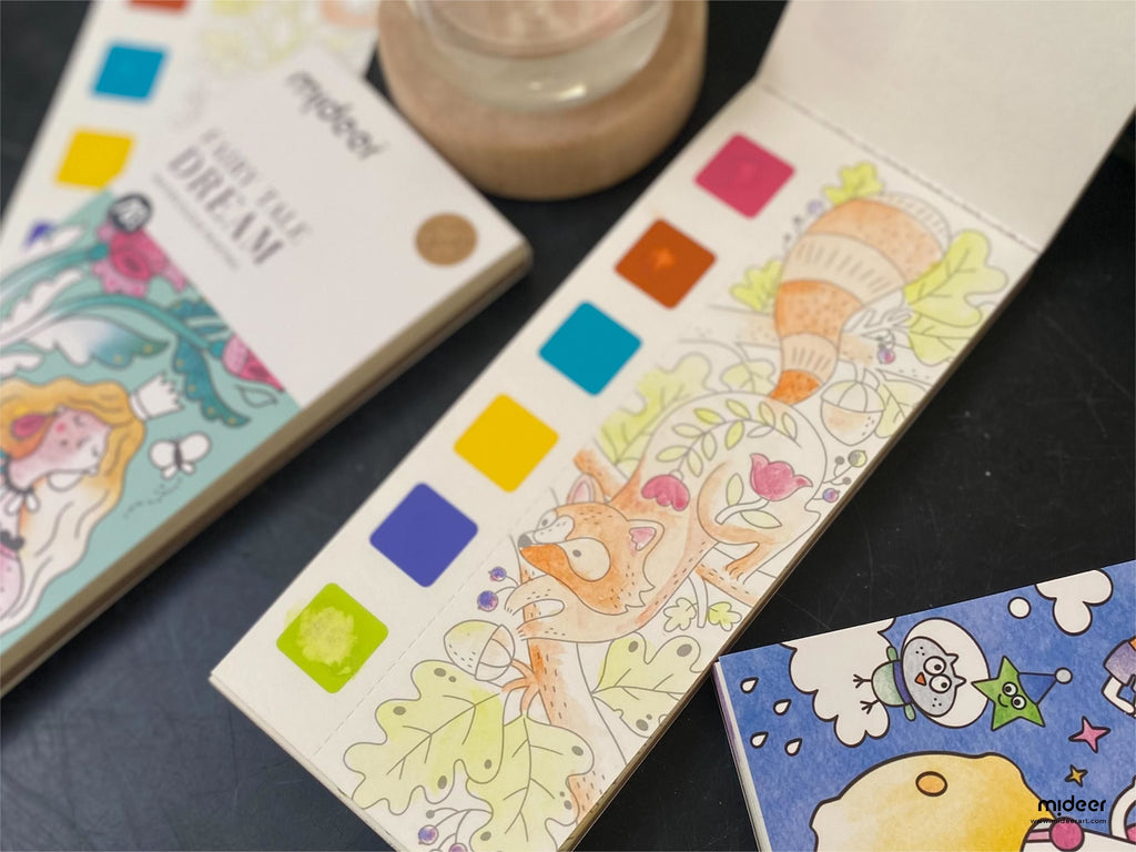 Pocket Watercolor Painting Book: Unleash Your Child's Creativity