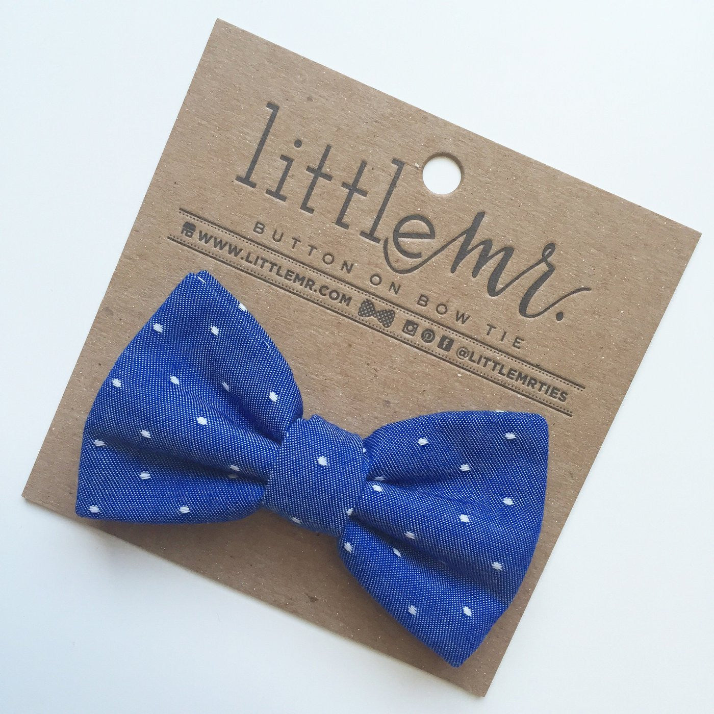 ROYAL POLKA DOT BABY TODDLER & BOY BOW TIE – Little Mister