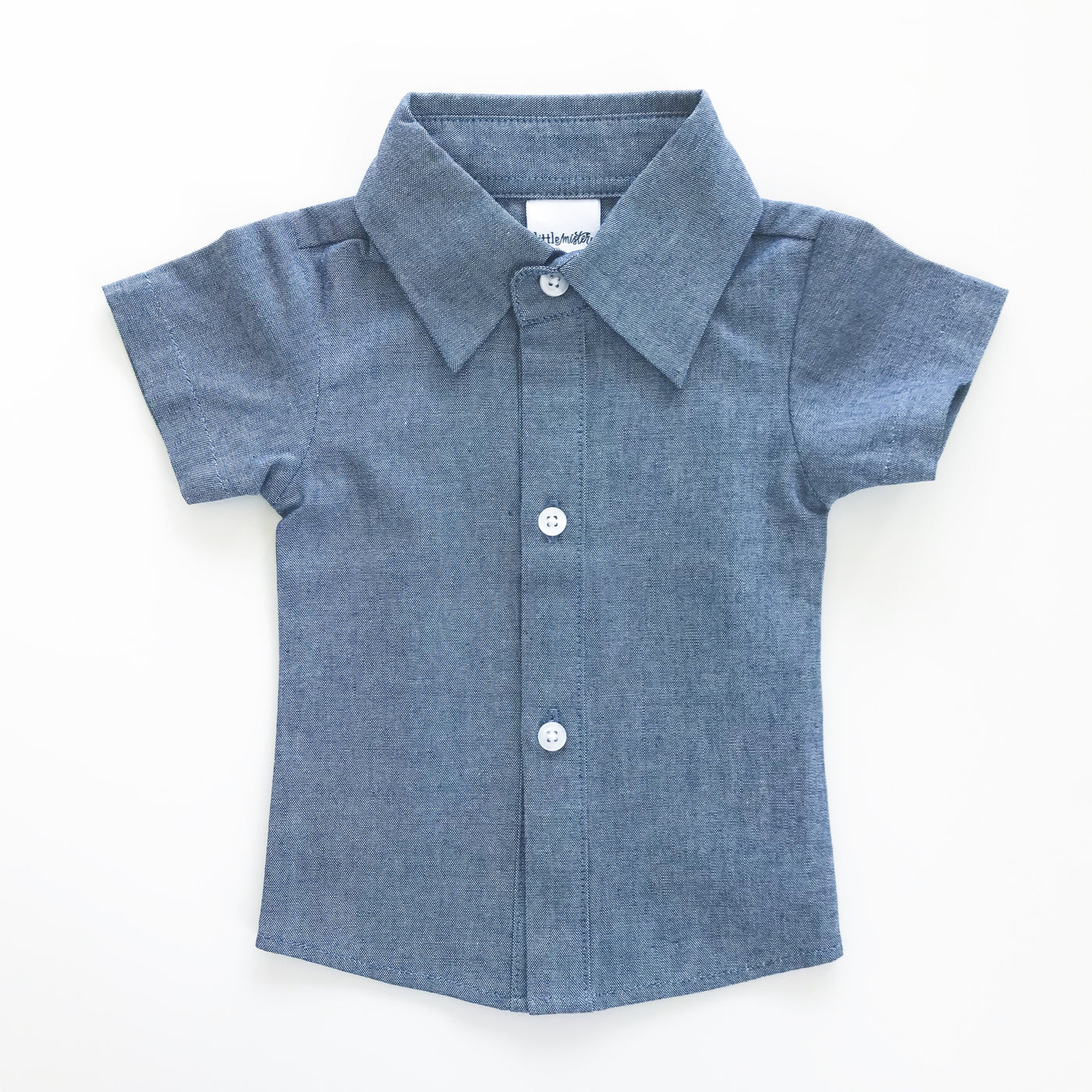 BABY & TODDLER BUTTON UP SHIRT CHAMBRAY – Little Mister