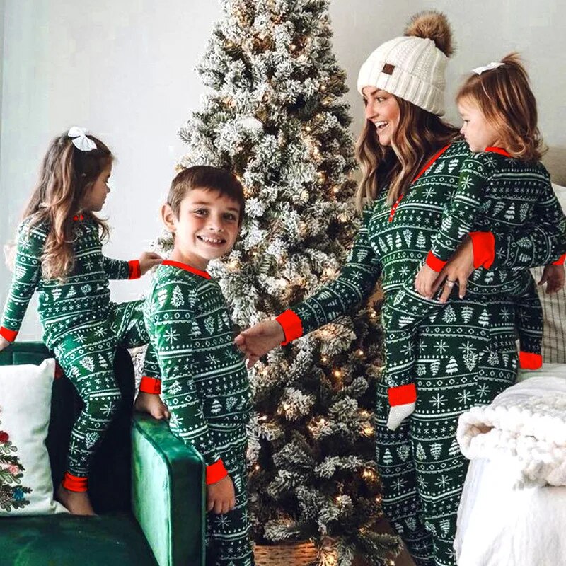 Red Plaid Family Matching Christmas Pajamas Canada – Pajama Village Canada
