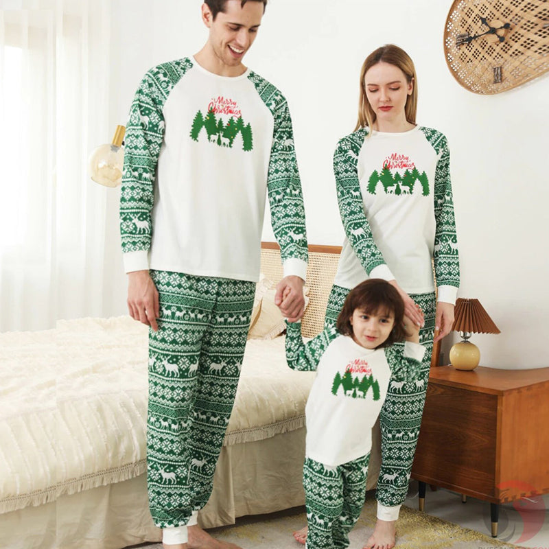 Hillban Family Matching Christmas Pajamas Set Black White Plaid