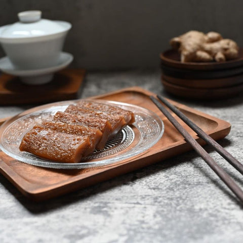 Vegan Gluten Free Ginger & Brown Sugar Rice Cake for Chinese New Year