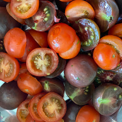 Giant Beans & Chili Tomato Salad