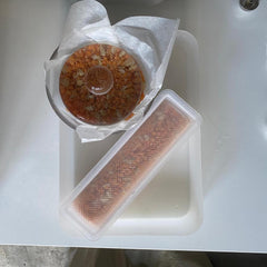 Red Lentil and Pine Nuts Tempeh