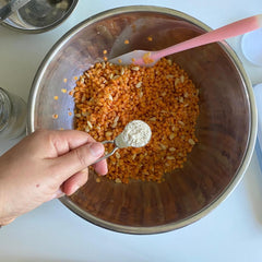 Red Lentil and Pine Nuts Tempeh