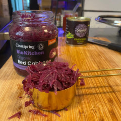 Purple Cabbage and Edamame Vermicelli 