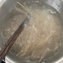 Gluten-Free Bottarga Soba with Samphire (Karasumi Soba) 