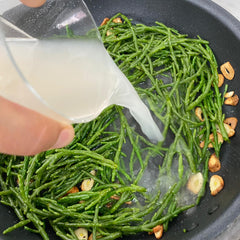 Gluten-Free Bottarga Soba with Samphire (Karasumi Soba) 