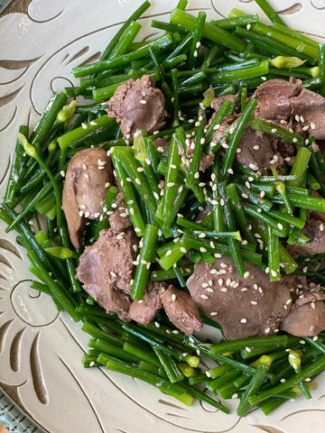 Shio-Koji & Toasted Sesame Oil Chicken Liver (塩麴とごま油のさっぱり鶏レバー）