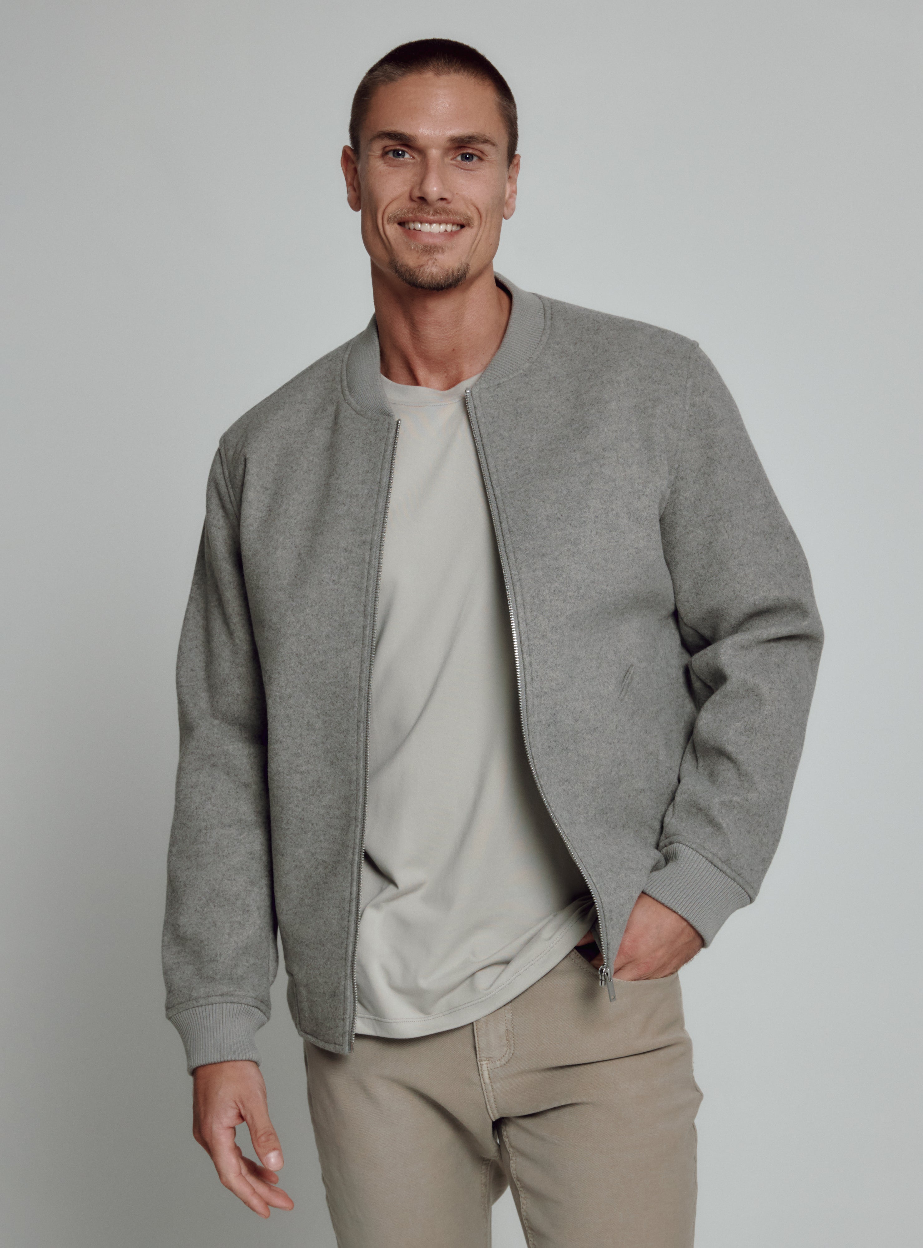 Grey clearance light jacket