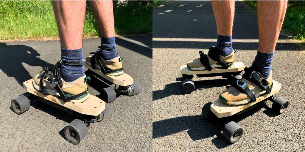 DIY E-skateboard Kit Electric Roller Skates | How to Step by Step