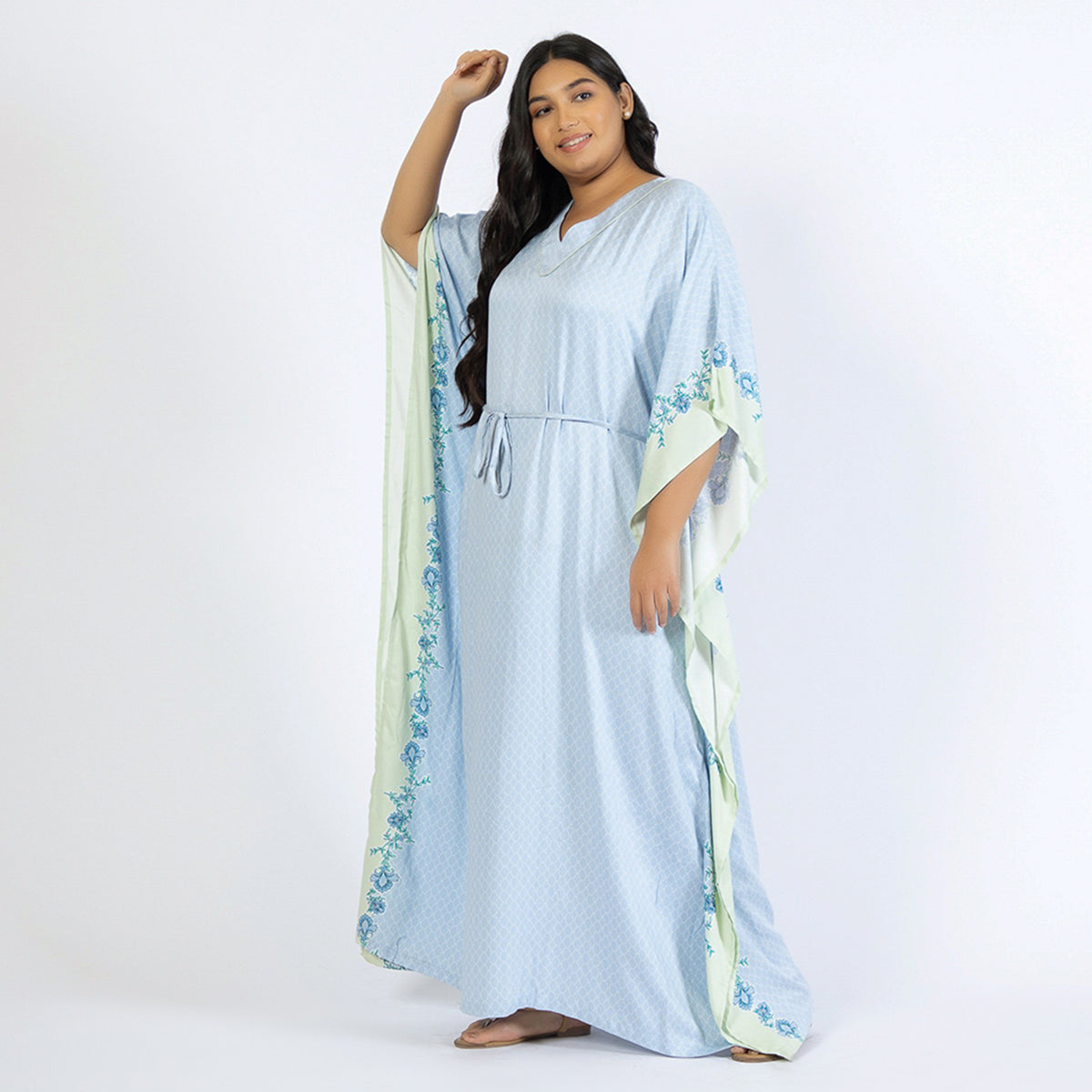 Enchanted Vine Tie-Up Kaftan