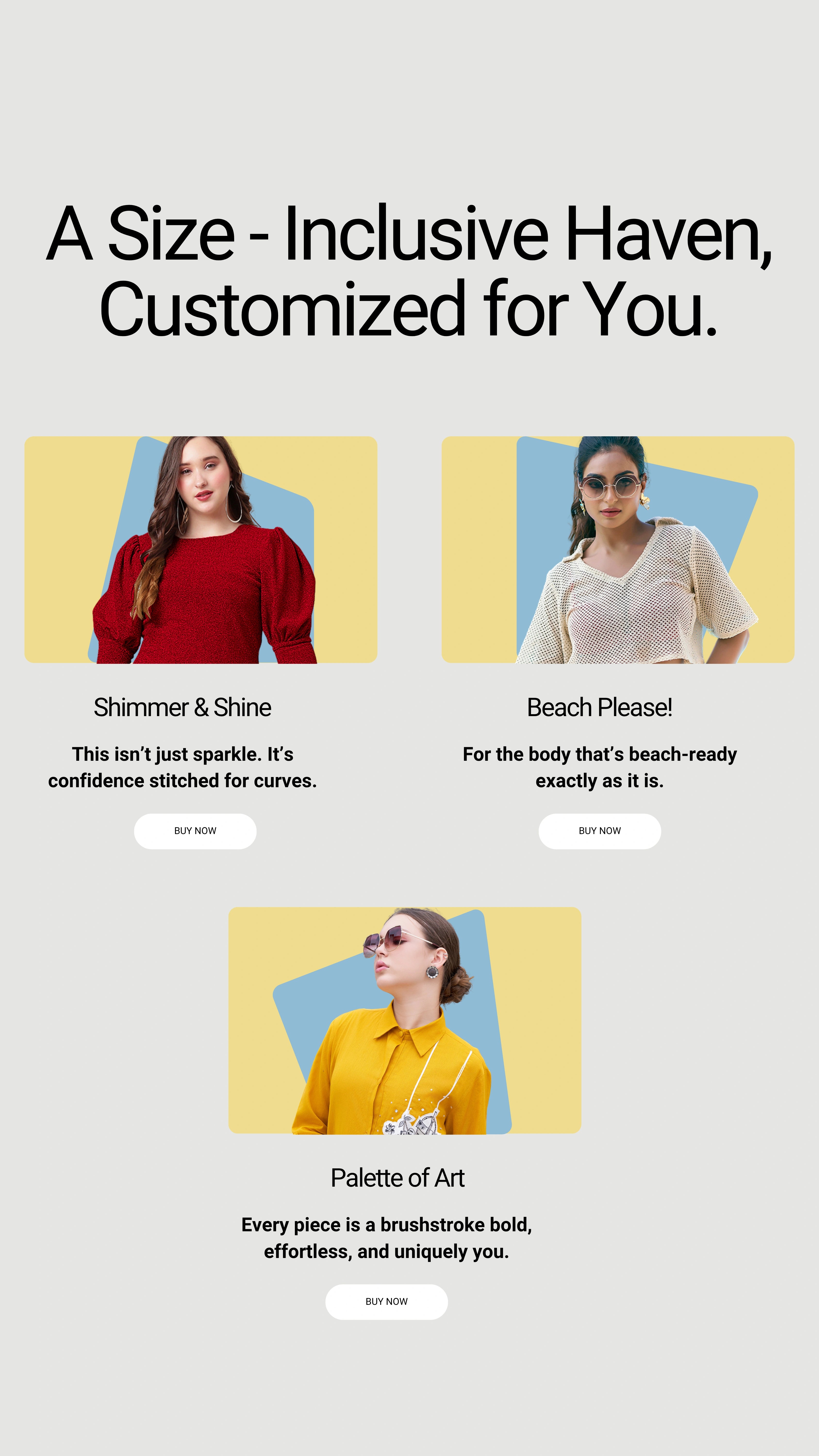 A-Size For You Customized For You