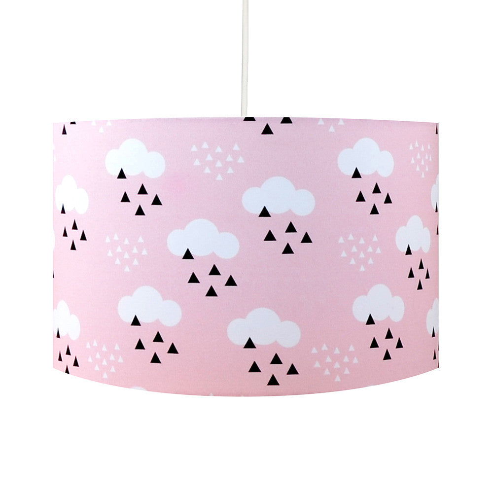 pink lamp shade for nursery