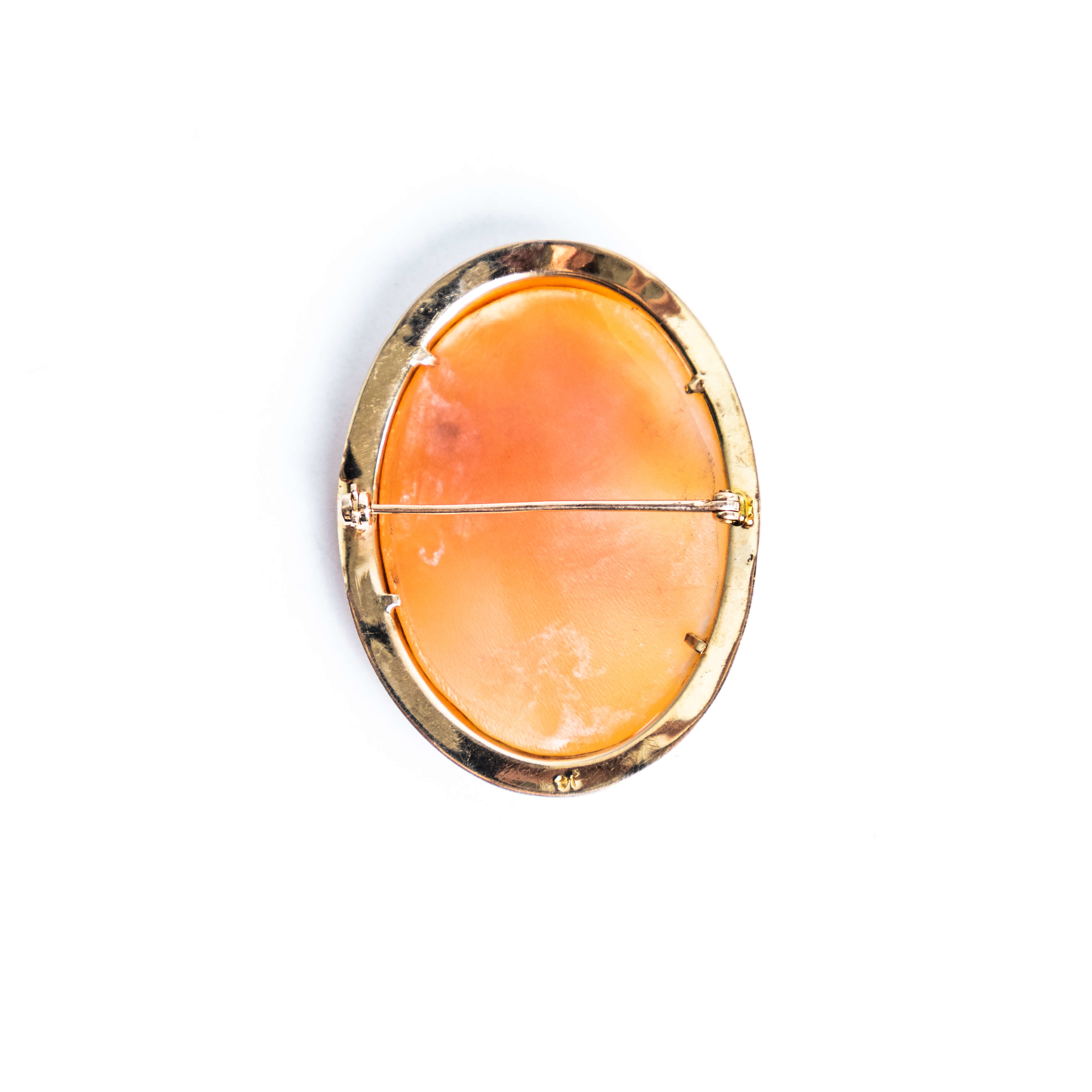 Pre-Owned Sard Shell Cameo Brooch