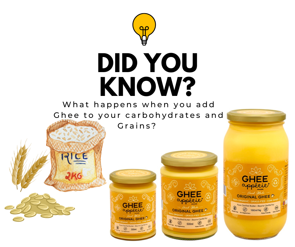 Ghee, Grains And Their Glycemic Index