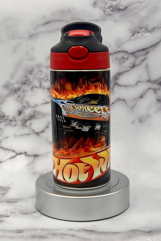 Personalized Hot Wheels Water Bottle
