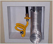 ($25.16 Ea. with purchase of 100+) Plastic White Dryer Vent Box with Trim Ring (DBX1000P) - S4 Supply product image