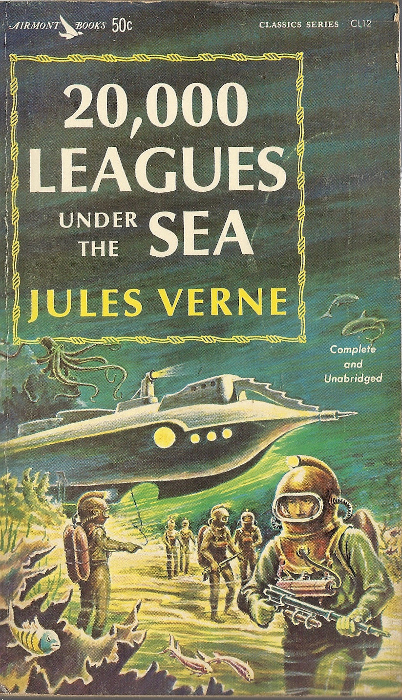 Image result for 20000 leagues under the sea book cover