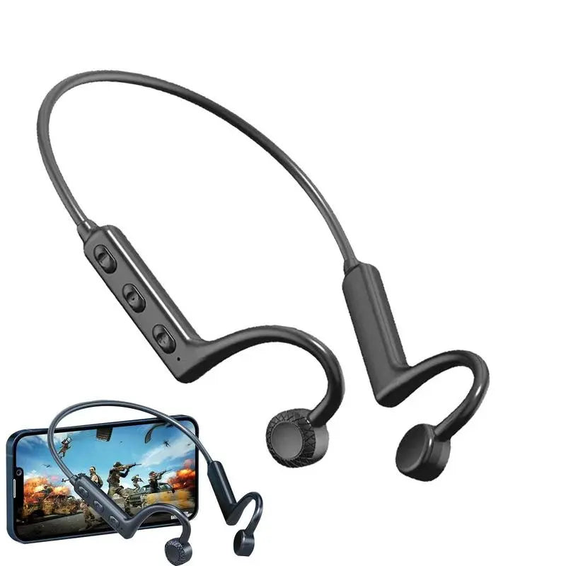 Wireless Bluetooth Bone Conduction Headphone Compatible V5.1
