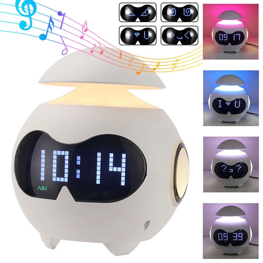 Wireless Bluetooth Smart Wake-up Digital Clock