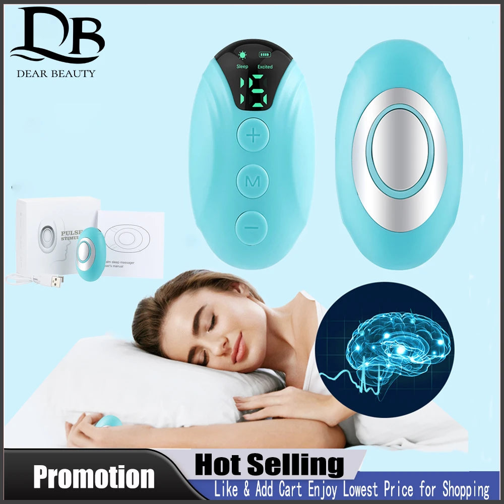 Handheld Sleep Device 15 Gears Mini Portable Aid Artifact Hypnosis Machine