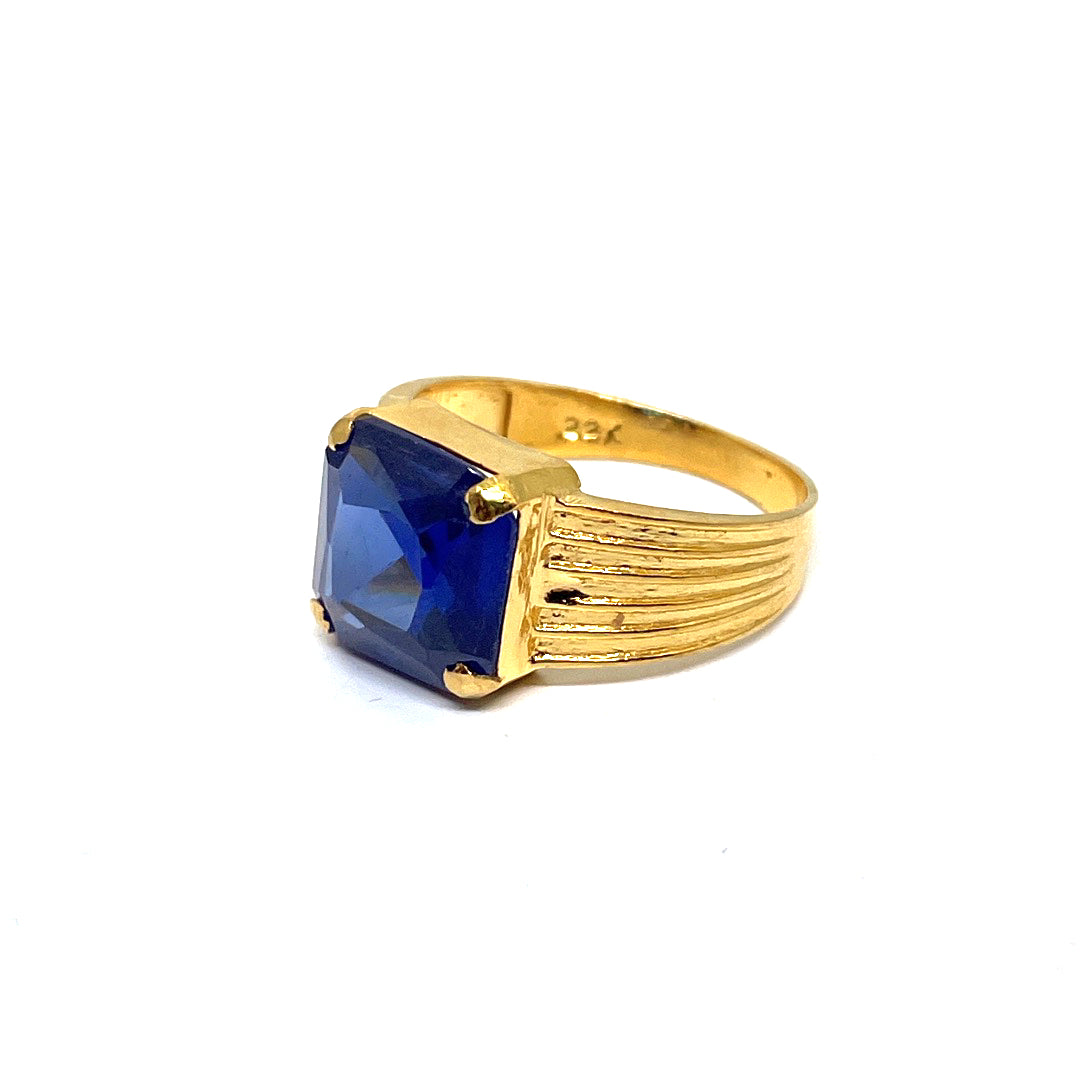 22KT Gold Mens Simple Ring MR120