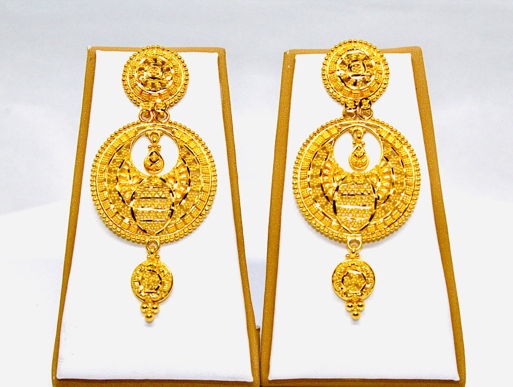 14kt Gold Vermeil CZ Pineapple Drop Earrings — Ocean Jewelry