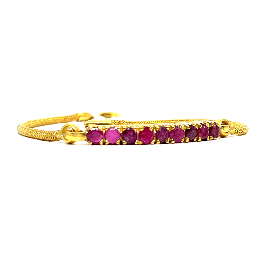 22k Gold ID Bar Gold Baby Bracelet | Raj Jewels