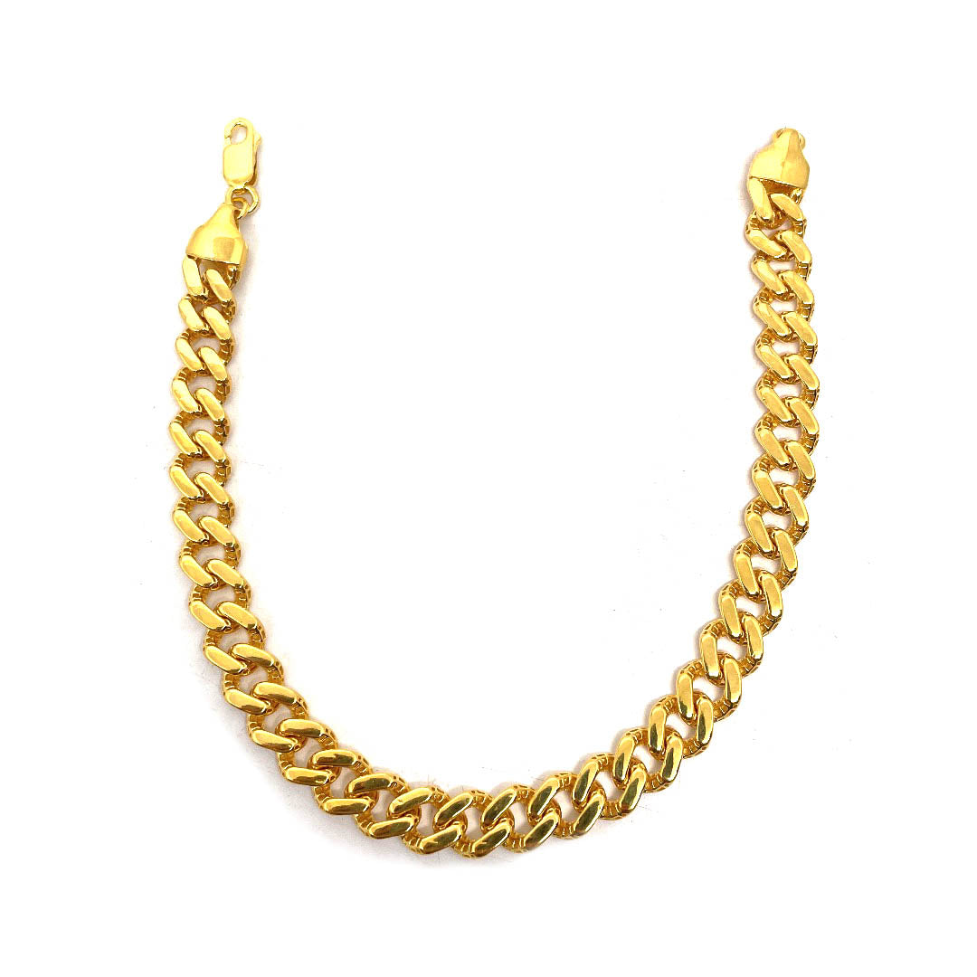 22K Gold Men's Kada - Sikh Kara Bangle (60.70G) - Queen of Hearts Jewelry