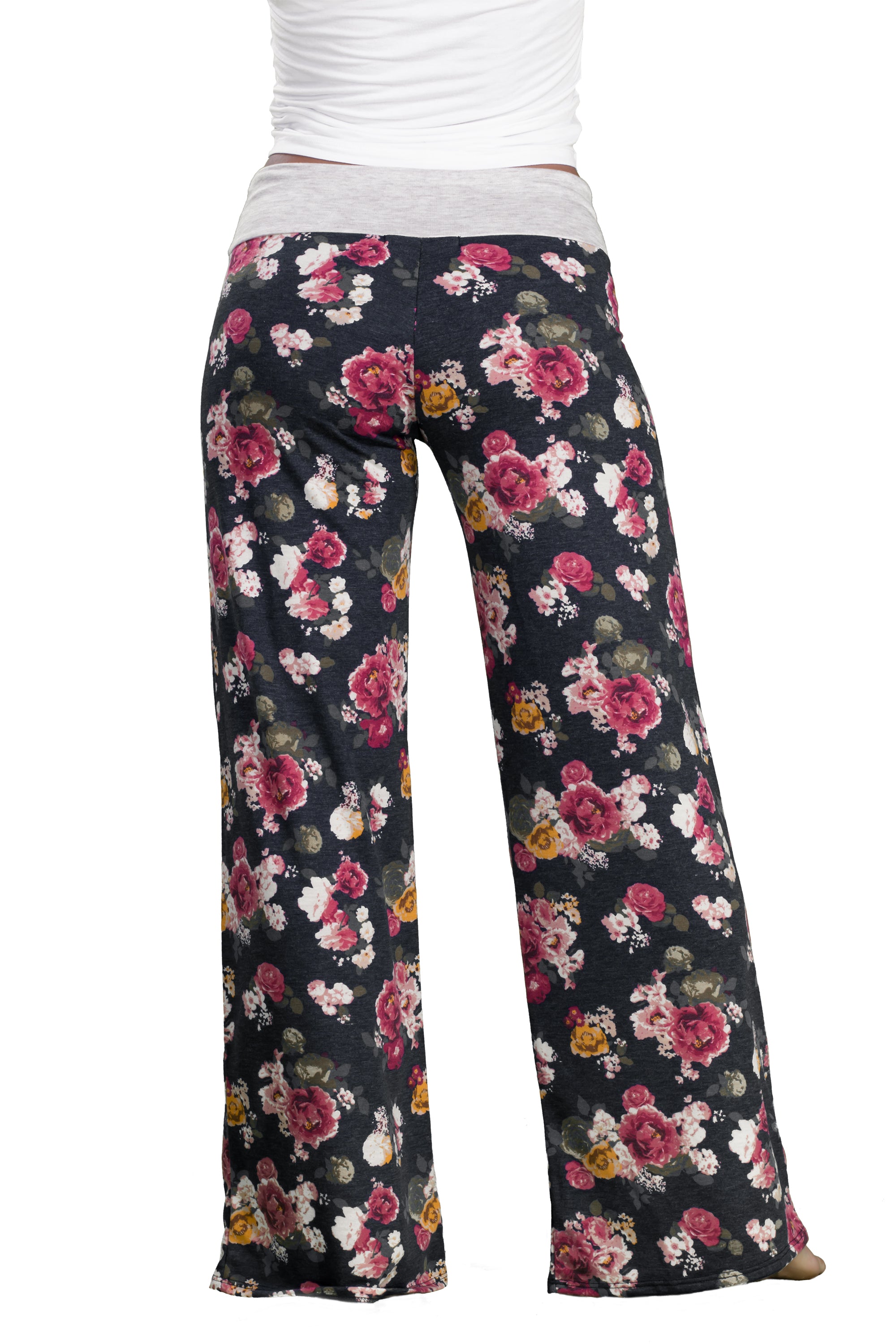 Womens Floral Lounge Pajama Pants | Inspire L Amour - Inspire L' Amour