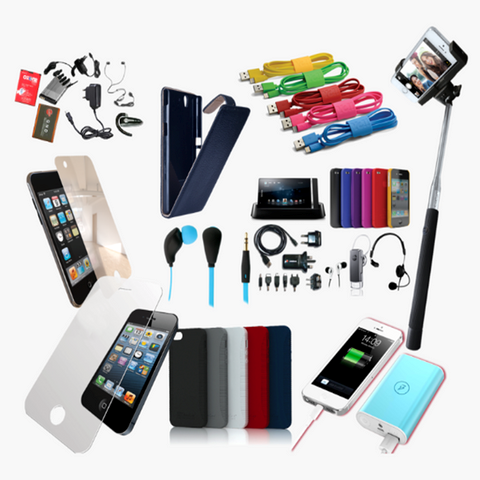 Smartphone Self-Stick Cables Covers Cases Holders Stands