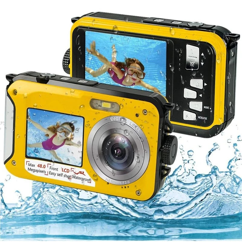 Waterproof Digital Double Screen Camera