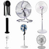 Fans Floor Desk Oscillating Speeds Partible Cooling Circulation Airflow Tilt-Head