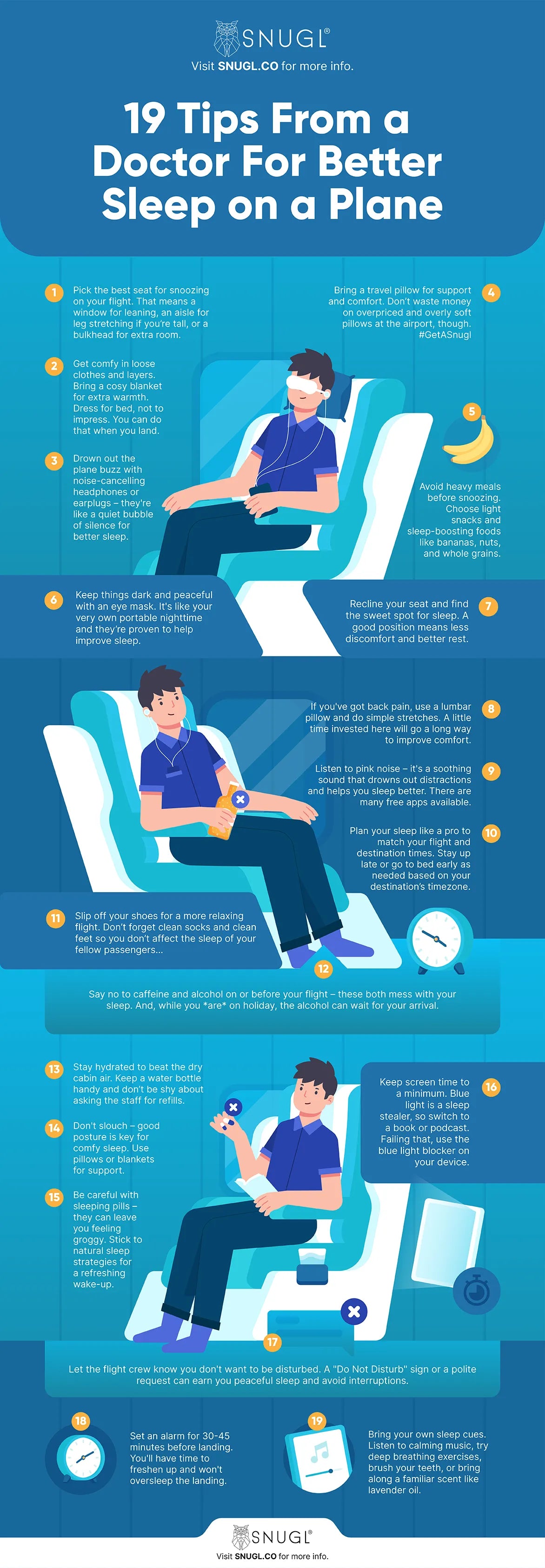 how to sleep on a plane infographic