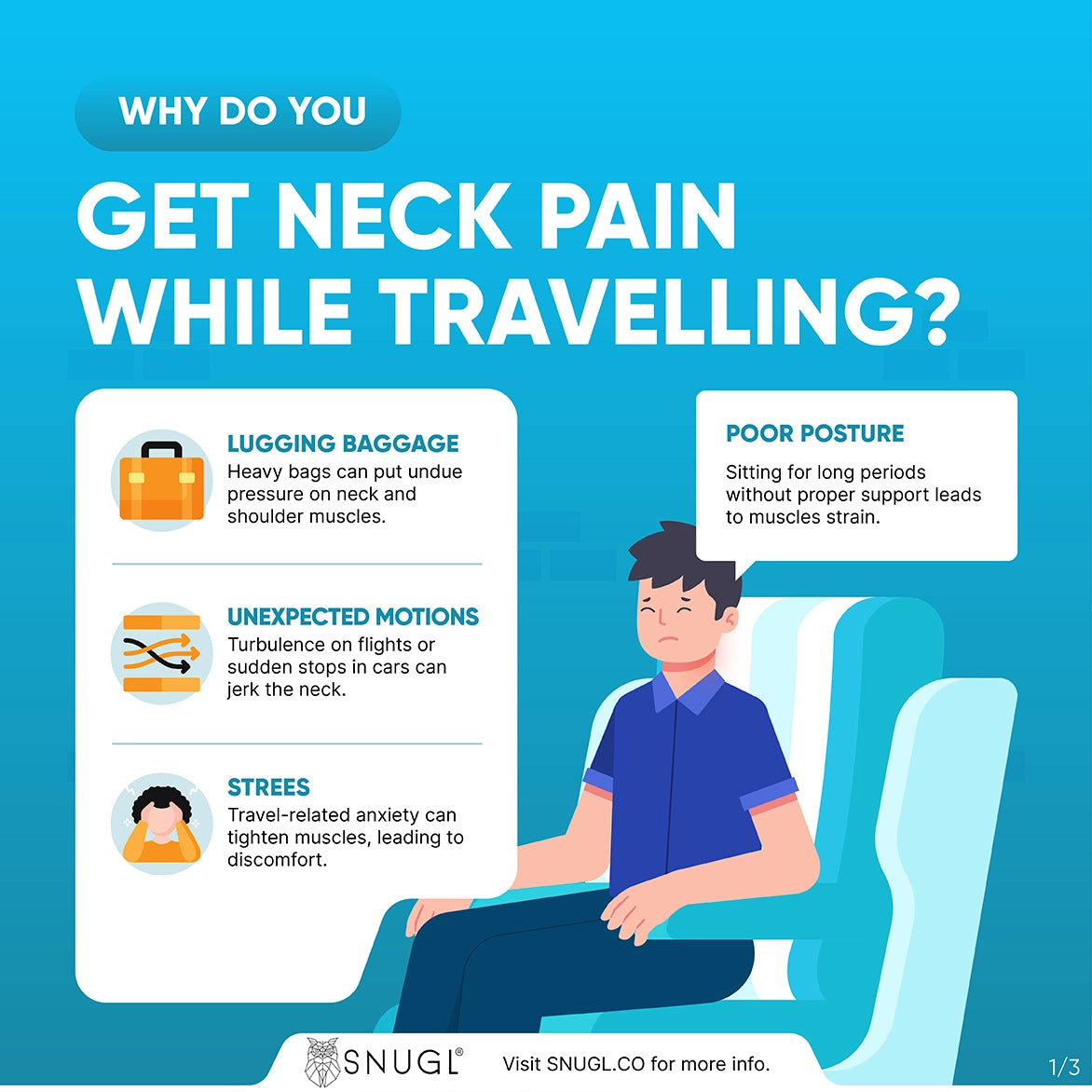 why do you get neck pain while travelling
