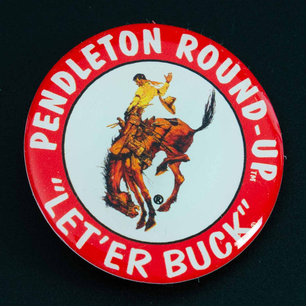 Pendleton RoundUp Domed Sticker