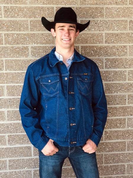 Men's Wrangler Pendleton Round-Up Embroidered Jean Jacket