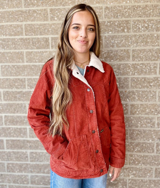 Ladies Wrangler Pendleton Round-Up Corduroy Jacket