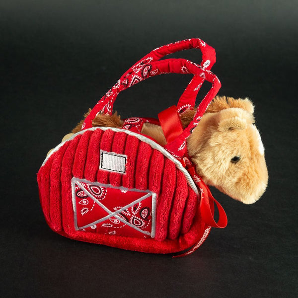 Pendleton Round-Up Red Barn Toy Purse w/ Removable Pony