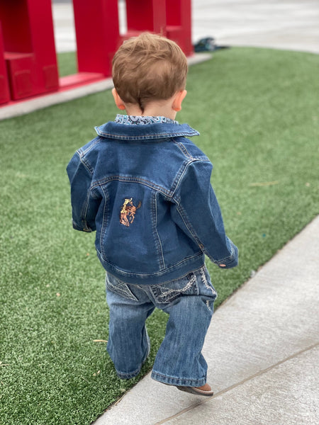 Infant Wrangler Pendleton Round-Up Denim Jacket