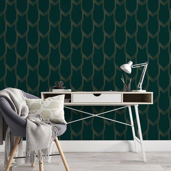 GALERIE - BOUDOIR 3D effect wallpaper By Élitis